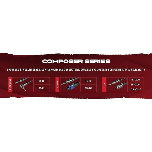 100 Ft Music Cable - Composer Series - Gator Cable - Brand New! Never Used! - Picture 2 of 10